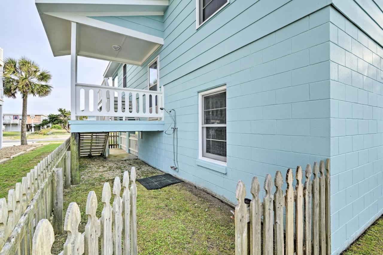 Pet-Friendly Second Row House Steps To Beach! Holden Beach Exterior photo